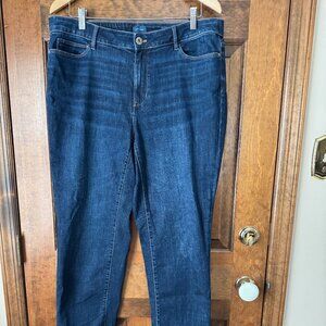 J. Jill Denim Boyfriend Straight-Leg Ankle Jeans Size 16R
